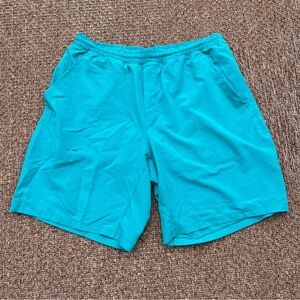 lululemon athletica Teal Pacebreaker Shorts 9 Inch With Liner